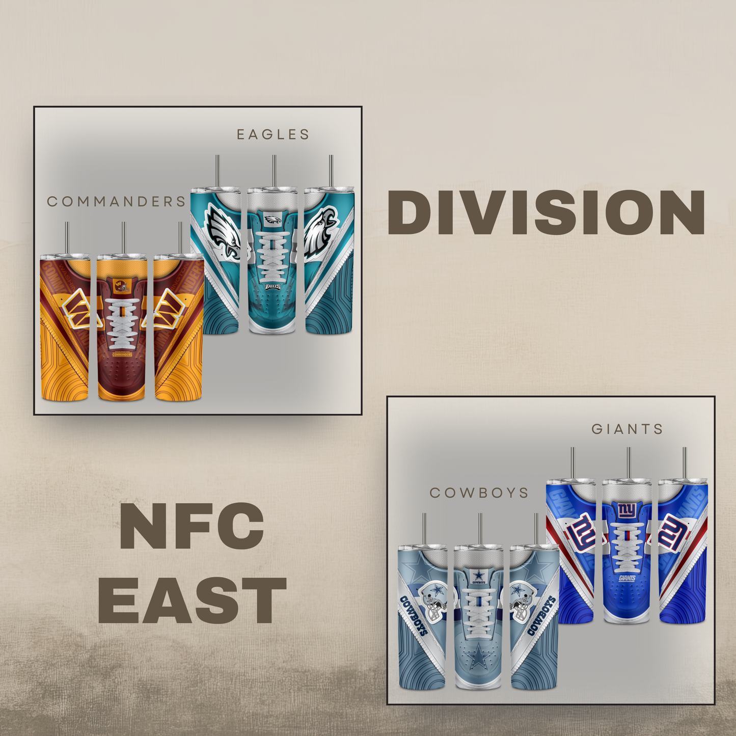 Digital NFL Sneaker Tumbler Complete Collection Bundle - All 32 teams