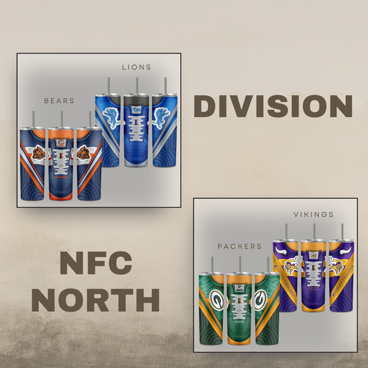 Digital NFL Sneaker Tumbler Division NFC North Bundle