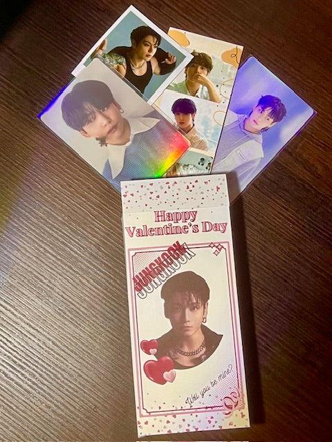 BTS Mystery Valentine Box — Random Photocards, Polaroids & Photo Strip Gift Set