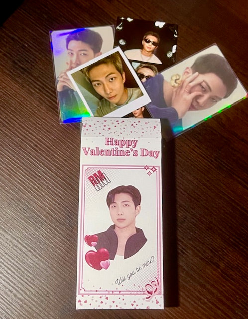 BTS Mystery Valentine Box — Random Photocards, Polaroids & Photo Strip Gift Set