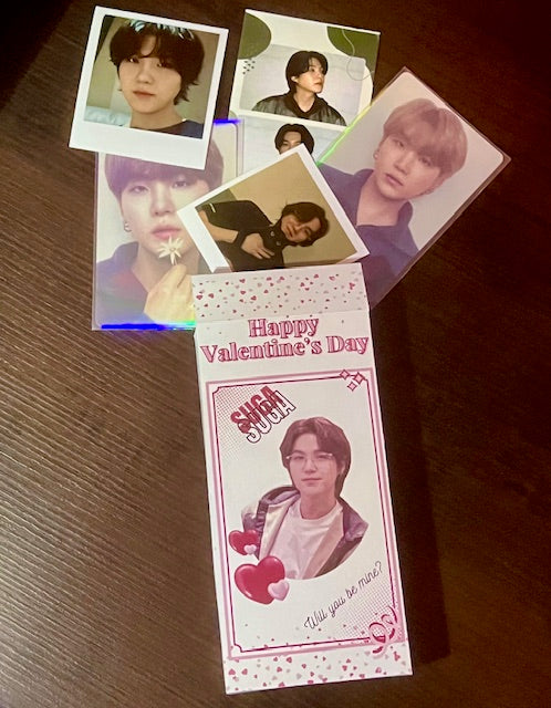 BTS Mystery Valentine Box — Random Photocards, Polaroids & Photo Strip Gift Set