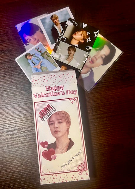 BTS Mystery Valentine Box — Random Photocards, Polaroids & Photo Strip Gift Set